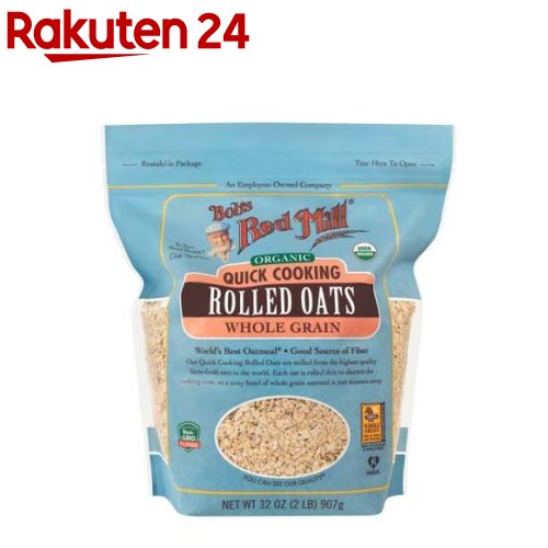 ボブズレッドミル オーガニッククイッククッキングロールドオーツ(907g)