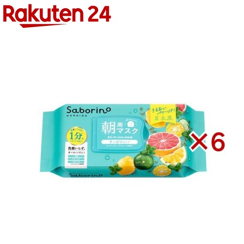 サボリーノ 目ざまシート 爽やか果実のすっきりタイプ N(32枚入×6セット)【サボリーノ】