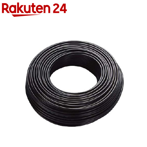 エレコム LANケーブル CAT5e 屋外対応版 100m ブラック LD-VAPFR／BK100(1本)【エレコム(ELECOM)】｜24