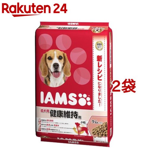 アイムス 成犬用 思わしい守りつづける用 子ヒツジ＆上げ米 微粒子(12kg*2コセット)【dqa】【アイムス】[ドッグフード]