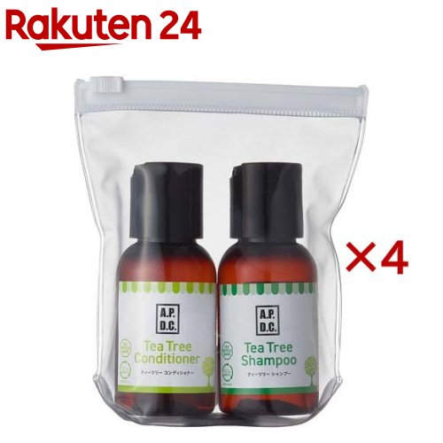 A.P.D.C. シャンプー＆コンディショナー ミニセット 犬用(2本入×4セット(1本50ml))【A.P.D.C.】