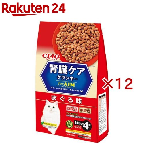 チャオ 腎の臓ケアクランキー まぐろ味(4袋入×12仕掛ける(1袋140g))