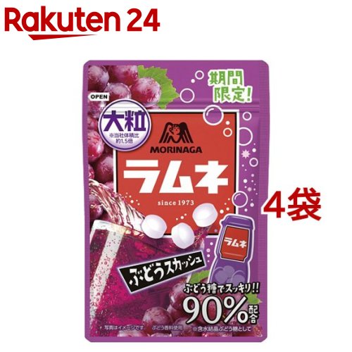 楽天市場 森永 大粒ラムネ エナジードリンク 38g 4袋セット 森永製菓 楽天24