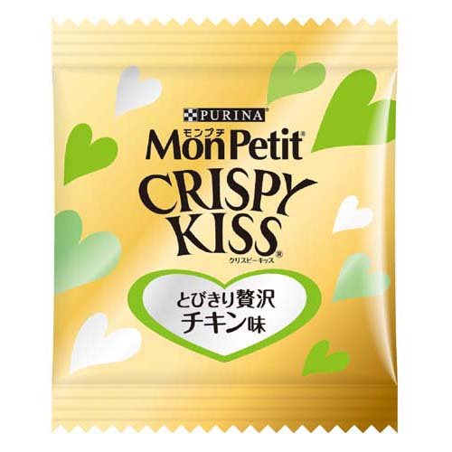 モンプチ クリスピーキッス 贅沢チキン味(180g(6g*30袋)*4コセット) 猫