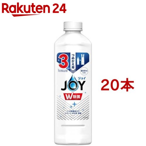 楽天市場 除菌ジョイ コンパクト 食器用洗剤 詰め替え 400ml 本セット ジョイ Joy 楽天24