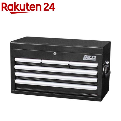 藤原産業 SK11 チェスト 4段6引出し SRC-4060BK(1個)【SK11】