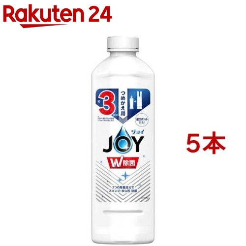 楽天市場 除菌ジョイ コンパクト 食器用洗剤 詰め替え 400ml 5本セット ジョイ Joy 楽天24