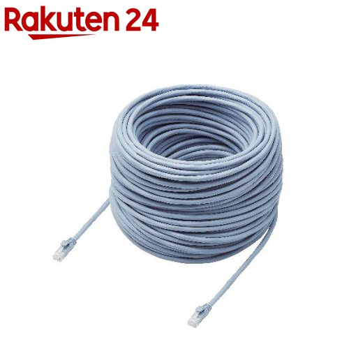 エレコム ローカルエリアネットワーク有線テレビ CAT6A 60m 青み LD-GPAT／BU60／RS(1本)【エレコム(ELECOM)】