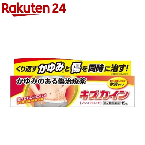 楽天市場 第2類医薬品 キズカイン 15g 楽天24