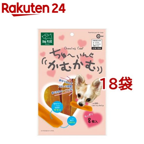 楽天市場 マルカン ドッグプラス ちゅーいんぐかむかむ Dp 122 8枚入 ドッグプラス 爽快ドラッグ