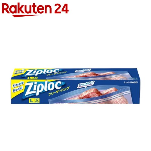 楽天市場 ジップロック フリーザーバッグ シンプルモデル M 18枚入 Ziploc ジップロック 楽天24
