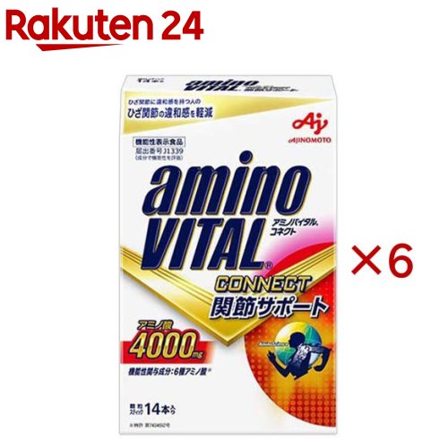 アミノバイタル CONNECT 関節サポート(14本入×6セット(1本5g))|24