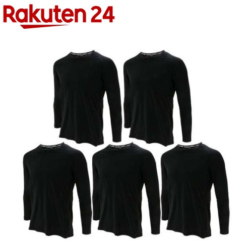藤原産業 SK11 クール 長袖コンプレッション シャツ ブラック 520711-BLK-M(5セット)【SK11】