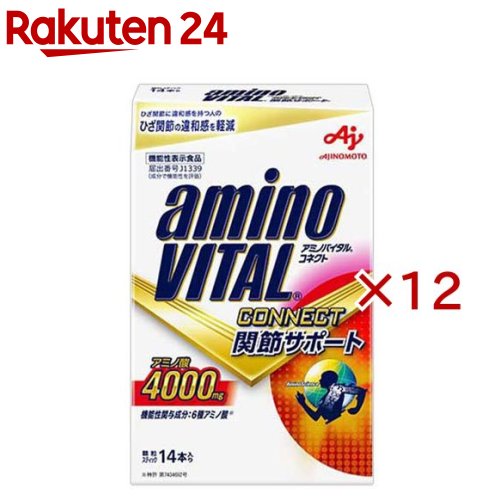 アミノバイタル CONNECT 関節サポート(14本入&times;12セット(1本5g))｜24