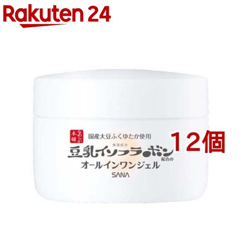 坦々たる本舗 とろんと濃ジェル NC(100g*12個書き割り)【坦々たる本舗】[豆乳イソフラボン(保湿構成要素) オールインワン 傾き]