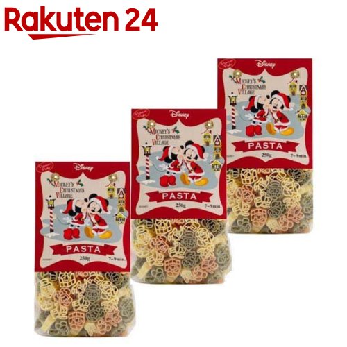 ダラコスタ ショートパスタ ディズニーキャラクター クリスマス(250g×3個)【ダラコスタ】画像
