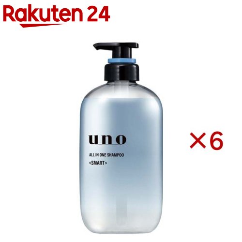 ウーノ オールインワンシャンプー かっこ良い(480ml×6書き割り)【ウーノ(uno)】