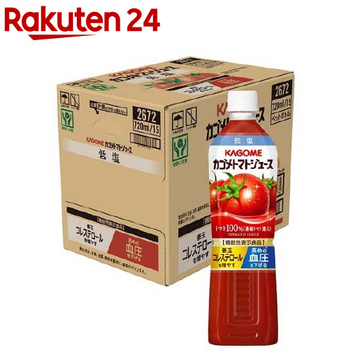 楽天市場 カゴメトマトジュース 低塩 スマートpet 7ml 15本入 カゴメジュース 楽天24