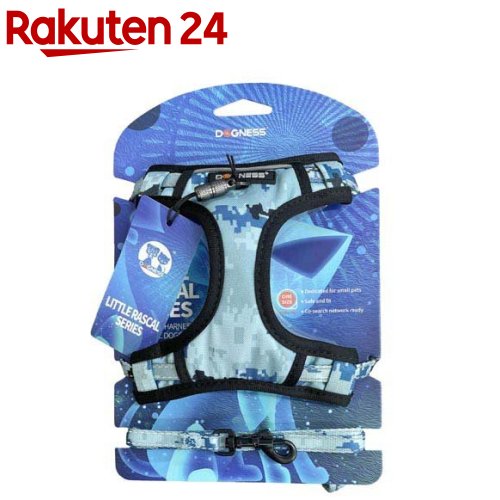 【楽天市場】ドッグネス リード＆ハーネスセット リトルラスカル ブルーカモ(1セット)【ドッグネス】：楽天24