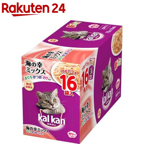 楽天市場】カルカン パウチ まぐろ さけ入り(70g*16袋)【カルカン(kal