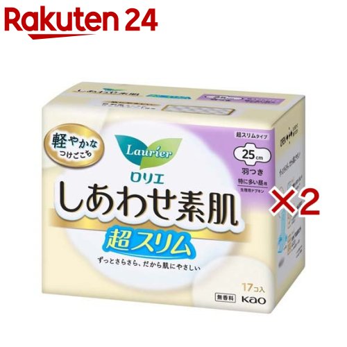 ロリエ エフ しあわせ素肌 超スリム特に多い昼用羽つき(17コ入*2コセット)【k6i】【ロリエ】 ロリエ エフ しあわせ素肌 超スリム特に多い昼用羽つき(17コ入*2コセット)【k6i】【ロリエ】
