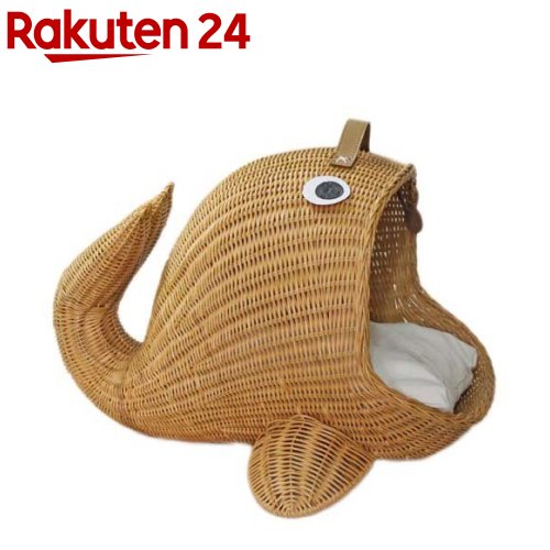 ラタンくじらベッド キャラメル(1個)|24