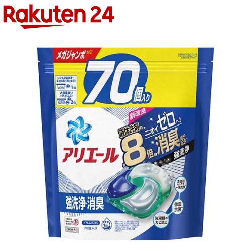 アリエール洗濯洗剤ジェルボール4D部屋干し詰め替えメガジャンボ