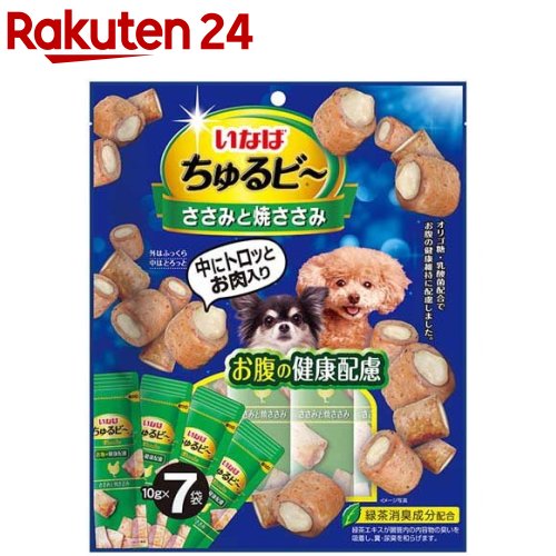 楽天市場】いなば ちゅるビ～ ささみと焼ささみ 骨の健康配慮(10g*7袋