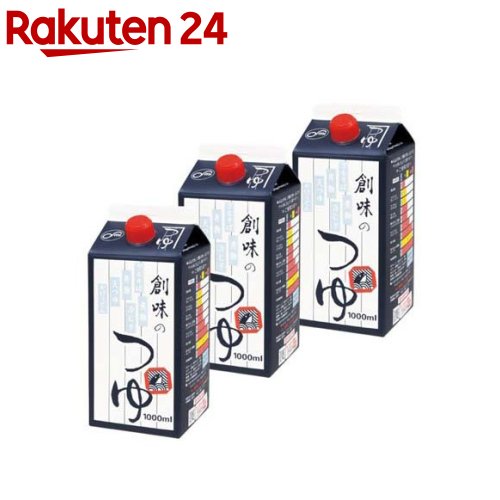 【楽天市場】創味のつゆ(1L×3セット)【創味】:楽天24