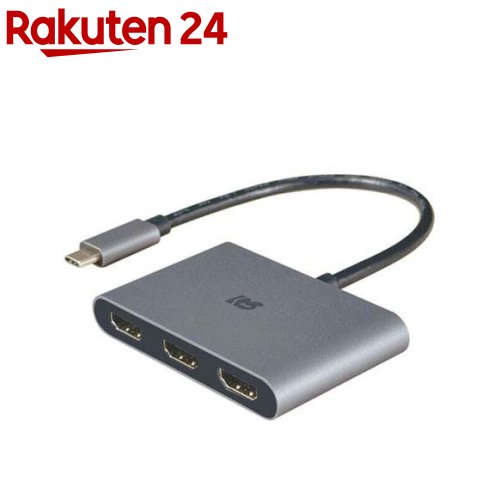 ラトックシステム トリプルディスプレイアダプター 最大4K60Hz・PD対応 RS-UCHD3-PD(1個)|24