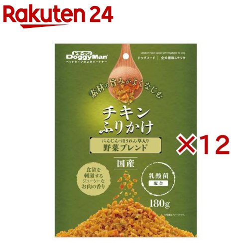 ドギーマン チキンふりかけ(180g×12セット)【ドギーマン(Doggy Man)】