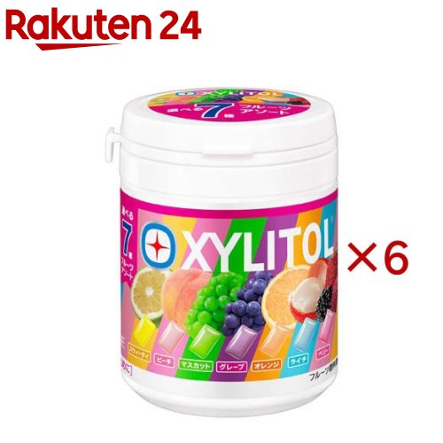 キシリトールガム 7種アソートボトル(133g×6セット)