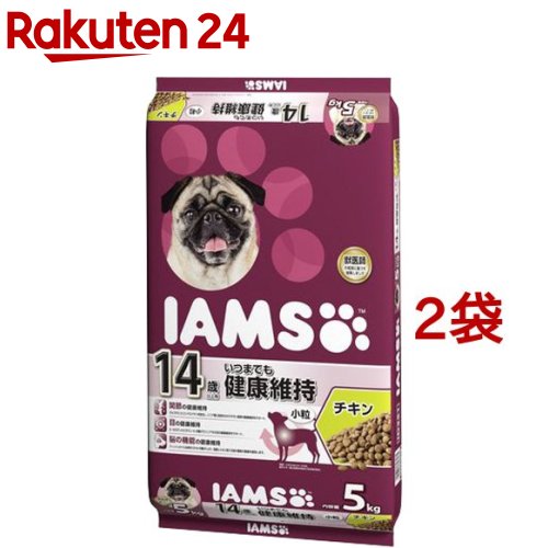 アイムス 14歳以上用 いつまでも健康維持 チキン 小粒(5kg*2コセット)【dalc_iams】【アイムス】[ドッグフード]