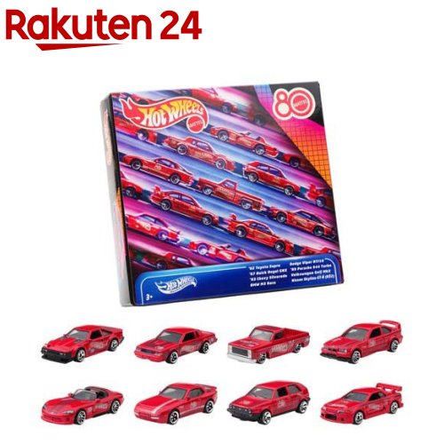 楽天市場】ホットウィール マテル80周年 ミニカー JHF01(1セット(7台