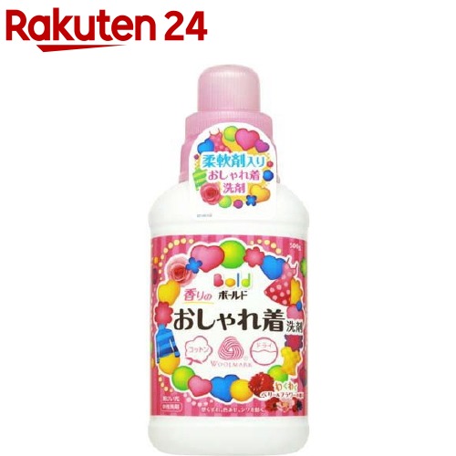 楽天市場 ボールド 香りのおしゃれ着洗剤 わくわくベリー フラワーの香り 500g ボールド 楽天24