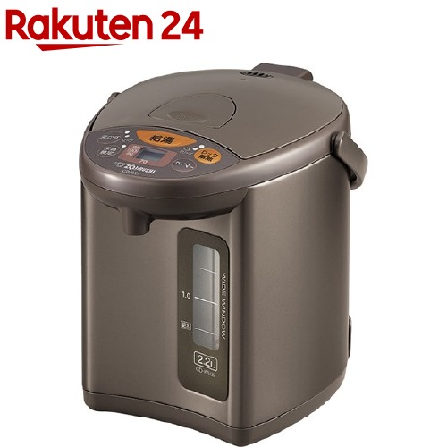 楽天市場】象印 マイコン沸とう電動ポット メタリックブラウン CD-WU30