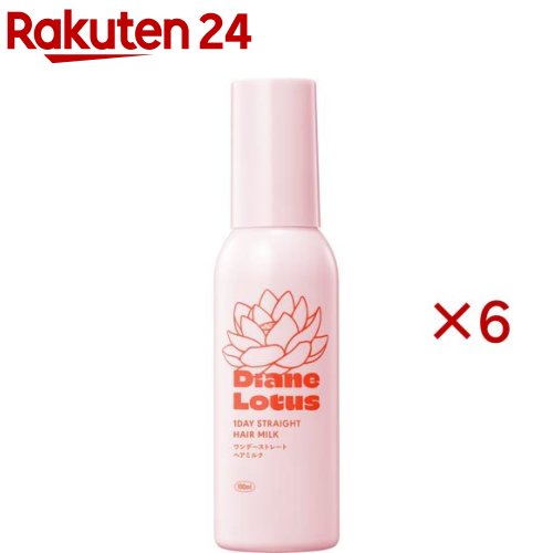 ダイアン 芙蓉 ワンデーストレート 髪の毛牛乳 紅茶＆カンキツ類の芳ばしさ(100ml×6仕掛ける)【ダイアン 完全無欠もの言う花】