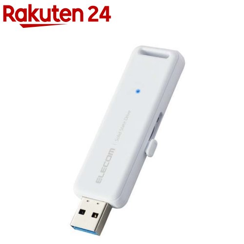 エレコム SSD 外信用販売 250GB USB3.2 Gen2 横すべり式 殴りつける式 弾丸道路 耐衝撃 白いこと(1個)【エレコム(ELECOM)】