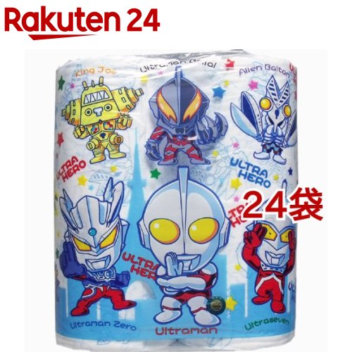 ウルトラヒーロー トイレットペーパー(4ロール*24袋セット)