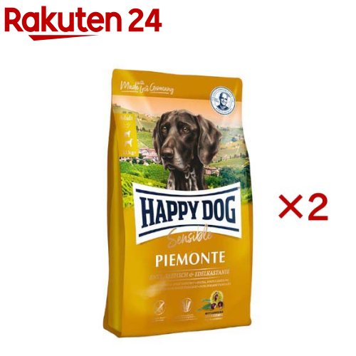 ハッピードッグ センシブル ピエモンテ 鴨肉、シーフィッシュ＆マロン(4kg×2セット)