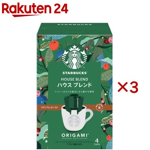 スターバックス ドリップコーヒー ハウスブレンド 5Ｐ×6箱セット×4 スターバックス ドリップコーヒー ハウスブレンド 5P×6箱セット×4