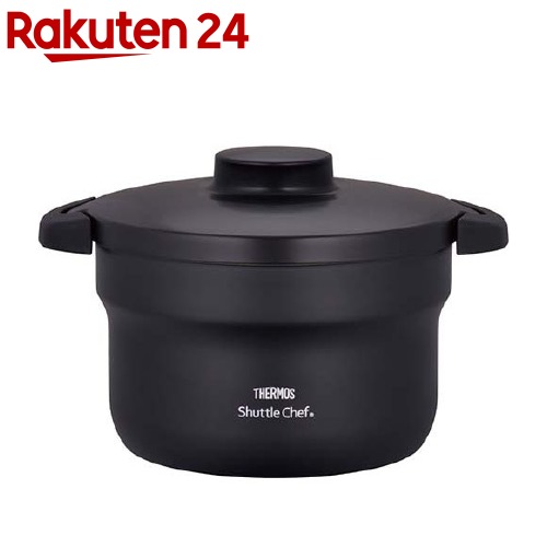 サーモス 真空保温調理器シャトルシェフ ブラック 2.8L KBJ-3000 BK(1コ入)【newlife-1】【サーモス(THERMOS)】