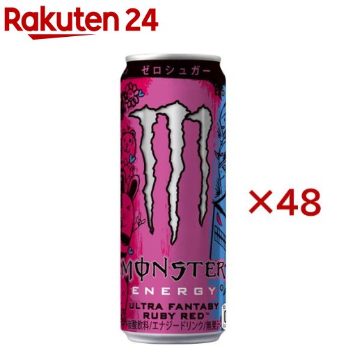 モンスター ウルトラファンタジールビーレッド(24本入&times;2セット(1本355ml))【モンスター】[エナジードリンク]｜24 7,728円