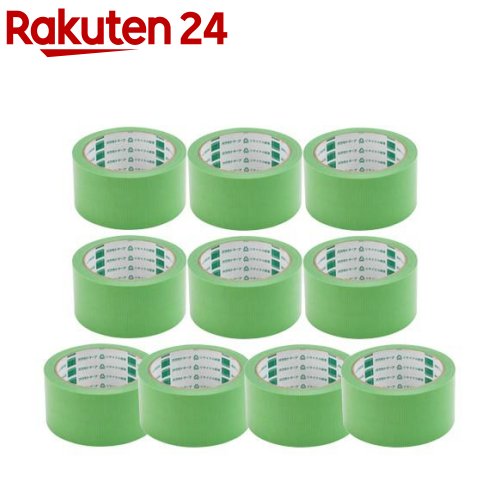 オカモト PETクロス 養生用テープ 若草 No.418 50mm×25m(10個セット)【オカモト】