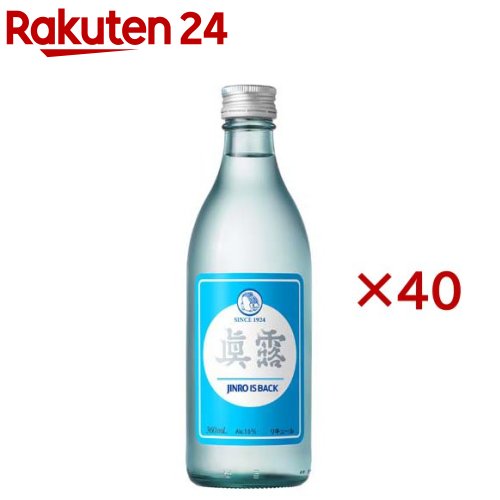 眞露 is back Alc.16%(20本入×2セット(1本360ml))【眞露(JINRO)】