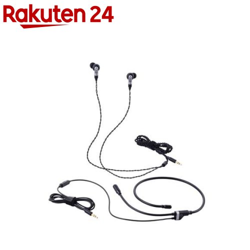 エレコム ゲーミングイヤホン 有線 3.5粍3極 素っ首ダンス楽隊 黒いこと HS-VE300MBK(1個)