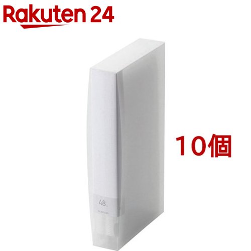 エレコム DVD／CD用ディスクファイル 48枚収納 CCD-FS48CR(10個セット)【エレコム(ELECOM)】 8,460円