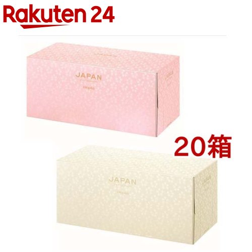 ネピア ジャパン・割り増し金 ティッシュ(440枚(220組)入*20箱書き割り)【ネピア(nepia)】