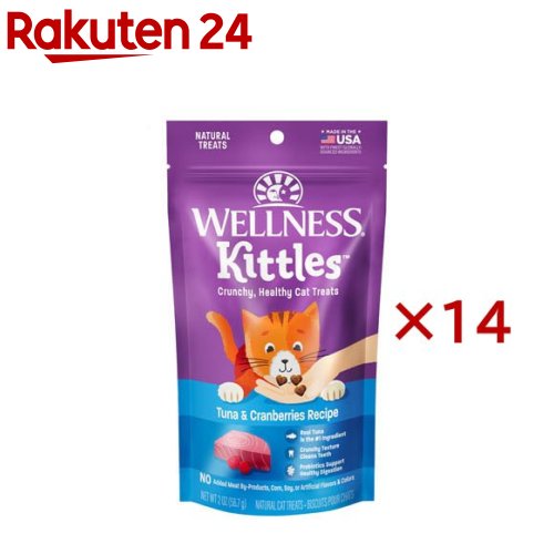 ウェルネス キトルズ ツナ クランベリー入り(56g&times;14セット)【ウェルネス】｜24