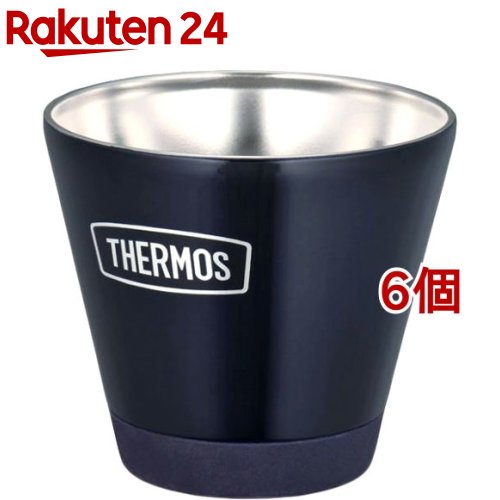 サーモス アウトドア 無意味さ断熱優勝杯 0.4L 十二時青色 ROD-004 MDB(6個仕掛ける)【サーモス(THERMOS)】